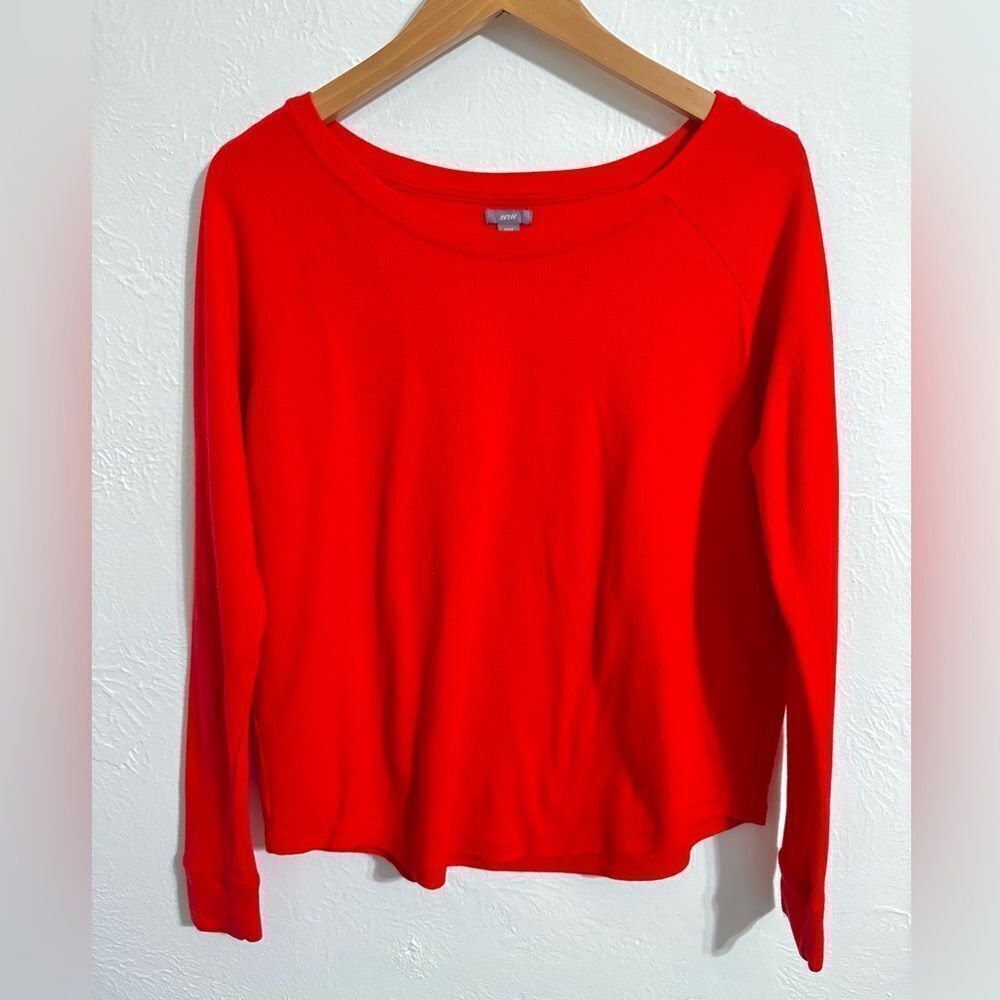 Aerie Red Long Sleeve Tee